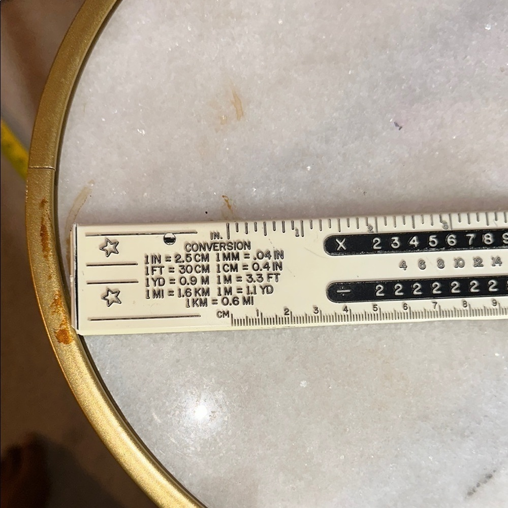 Disney Mickey Mouse Ruler and Math Conversion Slide Measurements - Picture 5 of 7